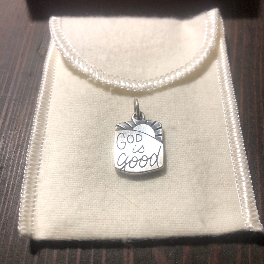 James Avery Sterling Silver “God Is Good” Charm